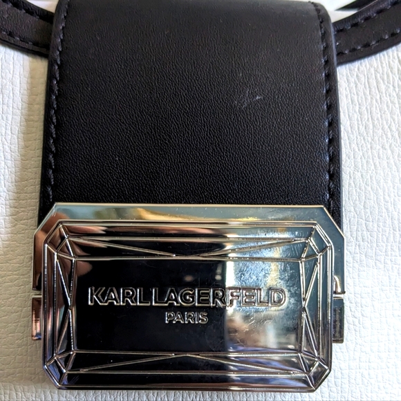 Karl Lagerfeld Accessorize stylishly with this versatile bucket bag crafted from - Picture 3 of 10